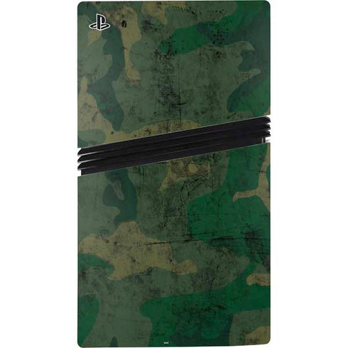 Camouflage PS5 Pro Console Skin
