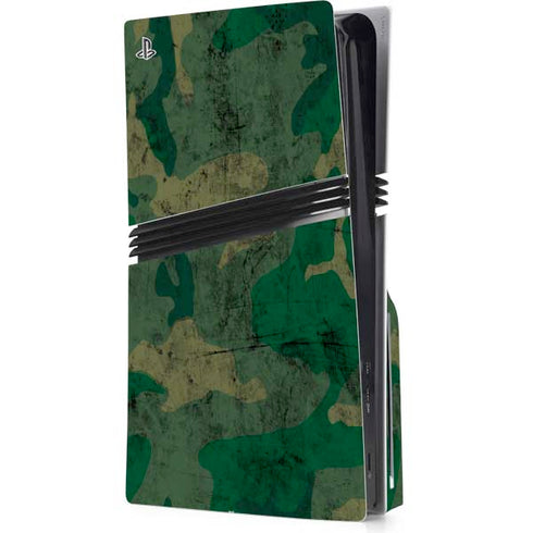 Camouflage PS5 Pro Disk Console Skin