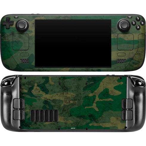 Camouflage Steam Deck Handheld Gaming Computer OLED Skin