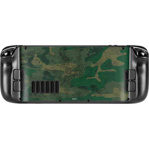 Camouflage Steam Deck Handheld Gaming Computer Skin