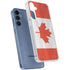 Canada Flag Distressed Galaxy A55 5G Clear Case