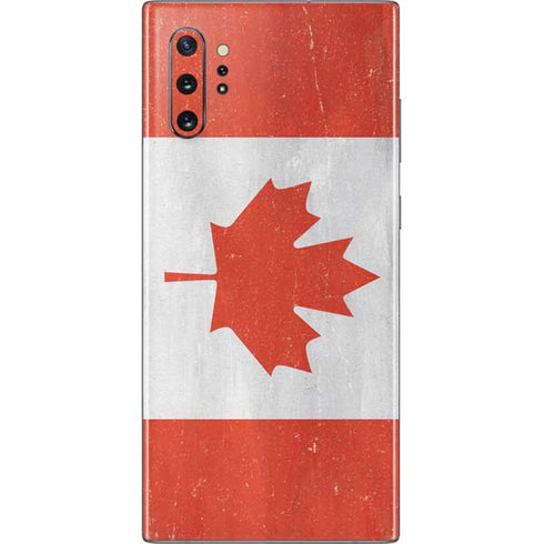 Canada Flag Distressed Galaxy Note 10 Plus Skin