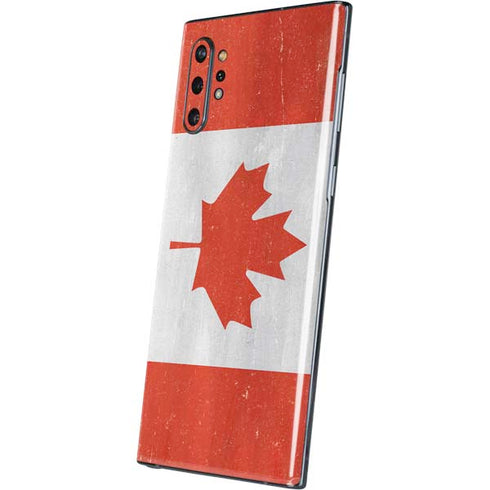 Canada Flag Distressed Galaxy Note 10 Plus Skin