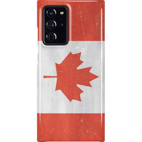 Canada Flag Distressed Galaxy Cases