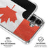 Canada Flag Distressed Galaxy S26 Clear Case
