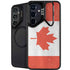 Canada Flag Distressed Galaxy S26 Kickstand Case