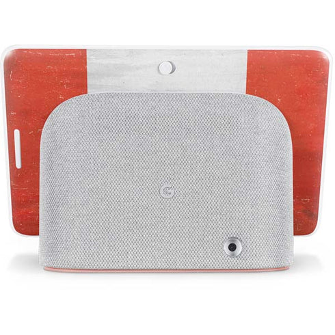 Canada Flag Distressed Google Home Hub Skin