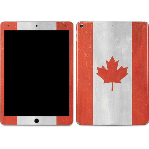 Canada Flag Distressed iPad Skins