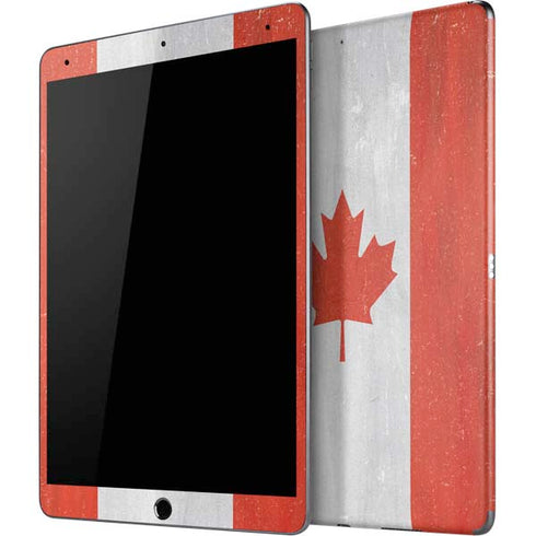 Canada Flag Distressed iPad Skins