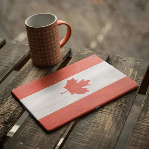 Canada Flag Distressed iPad Skins