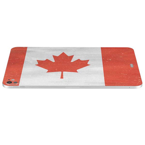 Canada Flag Distressed iPad Pro 13in M4 (2024) Skin