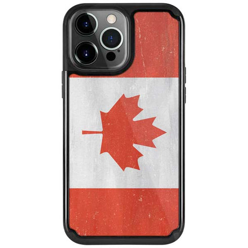 Canada Flag Distressed iPhone Cases