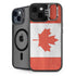 Canada Flag Distressed iPhone 15 Plus Kickstand Case
