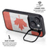 Canada Flag Distressed iPhone 15 Plus Kickstand Case