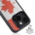 Canada Flag Distressed iPhone 15 Plus Kickstand Case