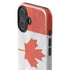 Canada Flag Distressed iPhone 16 Plus Impact Case