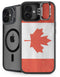 Canada Flag Distressed iPhone 16 Plus Kickstand Case