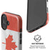 Canada Flag Distressed iPhone 16 Plus Magsafe Impact Case