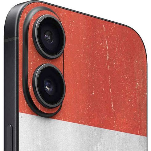 Canada Flag Distressed iPhone 16 Plus Skin
