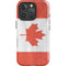Canada Flag Distressed iPhone 16 Pro Impact Case