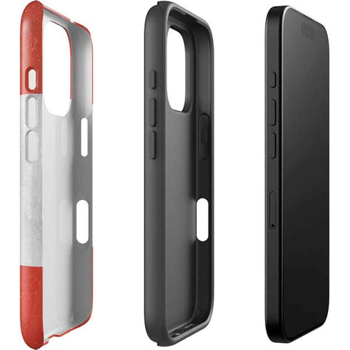 Canada Flag Distressed iPhone 16 Pro Max Impact Case