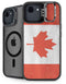 Canada Flag Distressed iPhone 16e Kickstand Case