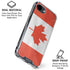 Canada Flag Distressed iPhone 16e Clear Case