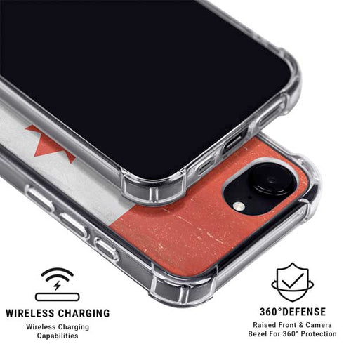 Canada Flag Distressed iPhone 16e MagSafe Case