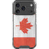 Canada Flag Distressed iPhone 18 Pro Clear Case
