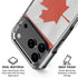 Canada Flag Distressed iPhone 18 Pro Clear Case