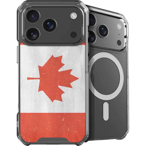 Canada Flag Distressed iPhone 18 Pro Max MagSafe Case