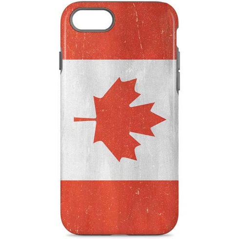 Canada Flag Distressed iPhone Cases