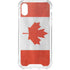 Canada Flag Distressed iPhone XS Clear Case