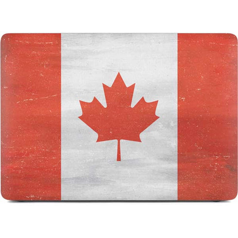 Canada Flag Distressed Apple MacBook Air Skin