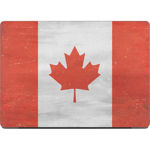 Canada Flag Distressed Apple MacBook Pro 14-inch Skin