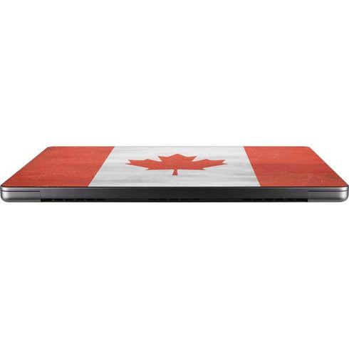Canada Flag Distressed Apple MacBook Pro 14-inch Skin
