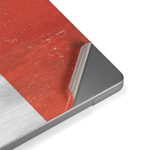 Canada Flag Distressed Apple MacBook Pro 14-inch Skin