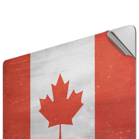 Canada Flag Distressed Apple MacBook Pro 16-inch Skin