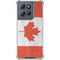 Canada Flag Distressed Moto G Stylus 5G (2025) Clear Case