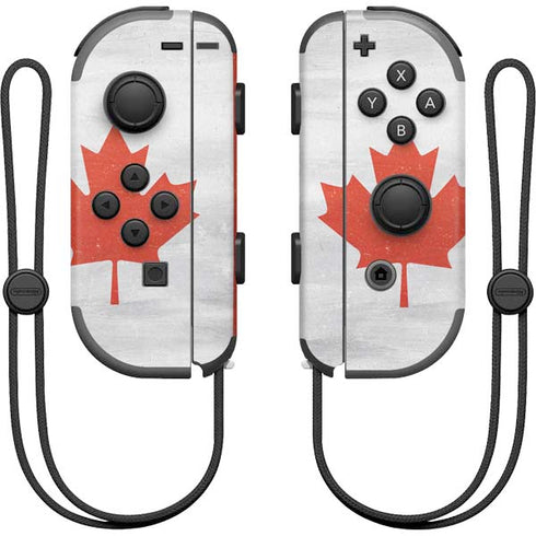 Canada Flag Distressed Nintendo Skins