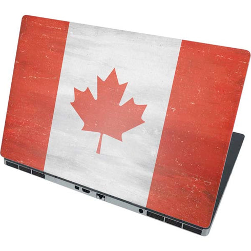 Canada Flag Distressed Dell Precision Skin