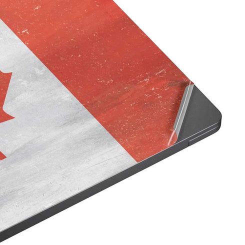Canada Flag Distressed Surface Laptop 7 13.8in Skin