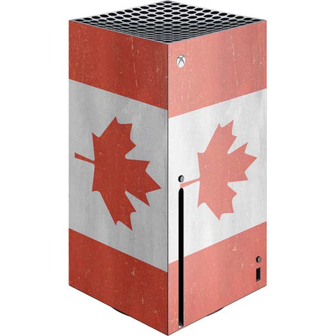 Canada Flag Distressed Xbox Series X Skins