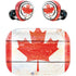 Canada Flag Light Wood Amazon Echo Buds Skin