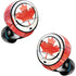 Canada Flag Light Wood Amazon Echo Buds Skin