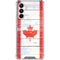 Canada Flag Light Wood Galaxy A16 5G Clear Case