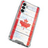 Canada Flag Light Wood Galaxy A16 5G Clear Case