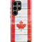 Canada Flag Light Wood Galaxy S23 Ultra Pro Case