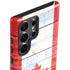 Canada Flag Light Wood Galaxy S23 Ultra Pro Case