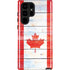 Canada Flag Light Wood Galaxy S25 Ultra Impact Case